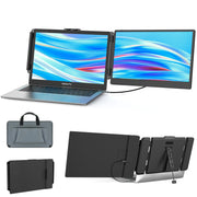 FLYTOCCA 14 Laptop Screen Extender Portable Monitor Laptop Monitor 1080P FHD Laptop Monitor Extender Plug and Play No Driver for 13”-17.3” Laptop Supports Wins/Mac/Android/Switch