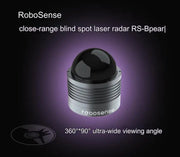 Hemispherical ultra-wide field of view, short-range blind-spot-filling LiDAR.RoboSense Bpearl LiDAR